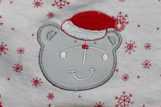 Babywear double layer bib for newborn baby