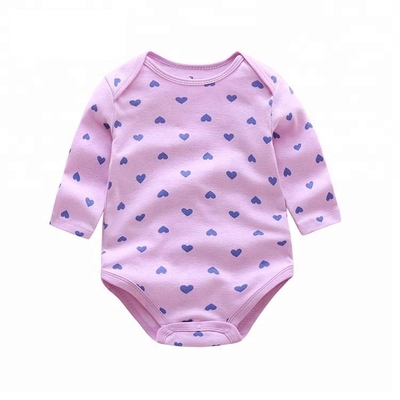 Professional Organic Cotton Baby Clothes Baby Long Sleeve Onesies Knited