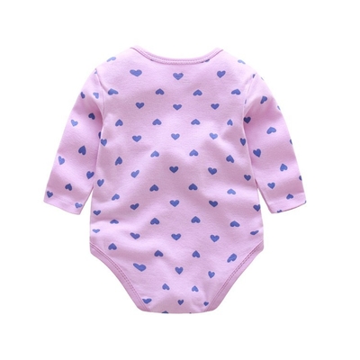 Professional Organic Cotton Baby Clothes Baby Long Sleeve Onesies Knited