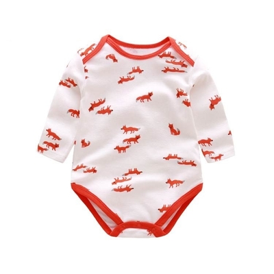 Professional Organic Cotton Baby Clothes Baby Long Sleeve Onesies Knited