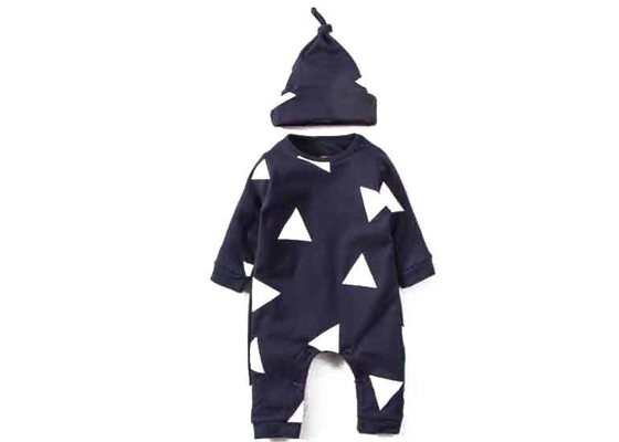Newborn Infant Unisex Kids Clothes Baby Sleeve Bodysuit Cotton With Cute Printing