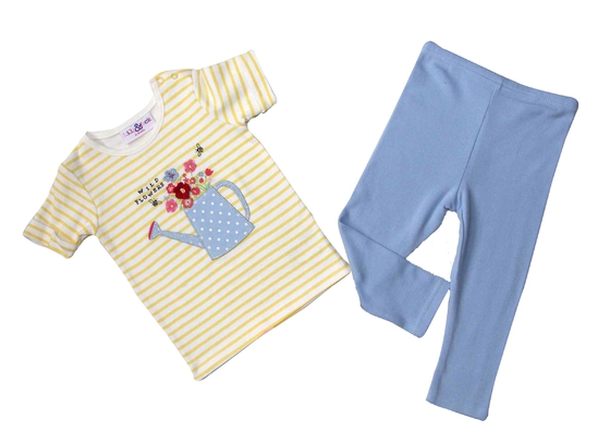 Breathable Summer Cute Newborn Baby Clothes 100% Cotton Print 130GSM - 200GSM