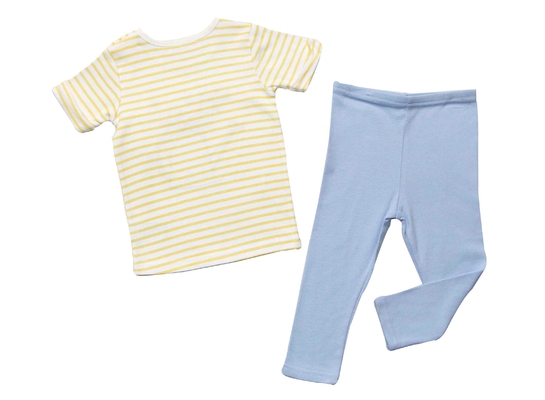 Breathable Summer Cute Newborn Baby Clothes 100% Cotton Print 130GSM - 200GSM