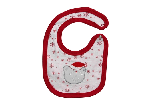 Babywear double layer bib for newborn baby