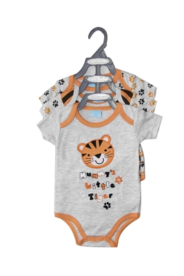 Customized Organic Cotton Baby Clothes Animal Plain Cotton Baby Rompers