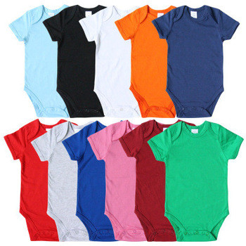 Summer 5 Pc Gift Set Infant Baby Rompers 180G 60% Cotton 40% Polyester Interlock