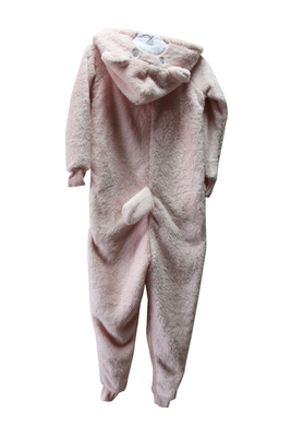 Winter Ladies Pyjama Sets Girls Long Hair Fleece Jumpsuit Adult One Piece Pajamas