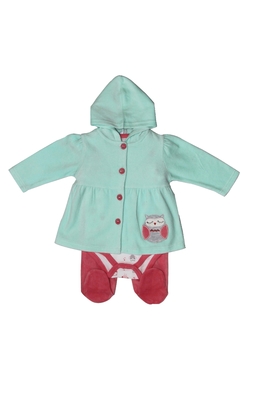 Winter Autumn Cute Newborn Baby Clothes Hoodie Jacket Bodysuit And Pants