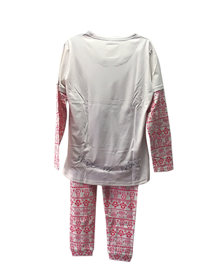 2019 Wholesale women's fake two pieces top homewear lovely bear pajamas with pocket new products