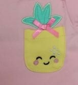 Heat Transfer Embroidery Baby Clothes Gift Set Baby Gear 4 Piece Set Eco Friendly