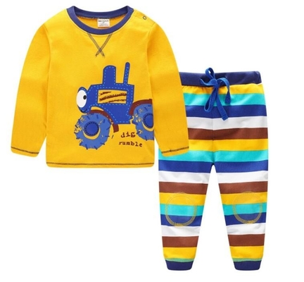Summer  T-shirt & Pants Boys Clothing Sets 2 Pcs Children'S Apparel