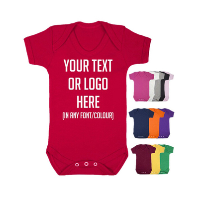 Custom Short Sleeve Onesie Baby Clothes Bundle Sets Newborn Baby Rompers