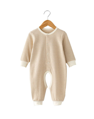 Fashion Footie Organic Cotton Baby Clothes Cute Newborn Baby Romper Long Sleeve