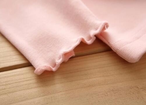 Summer Infant Baby Clothes With Ruffle Sleeve Green / Pink Color