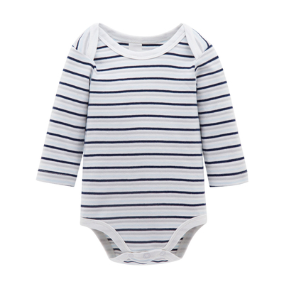 Long sleeve 3 Pack Baby Romper Set Children Apparel With 100% Cotton bodyvest