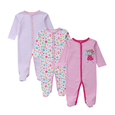 Customized Color Soft Infant Baby Clothes Comfortable Cotton Baby Garment grils