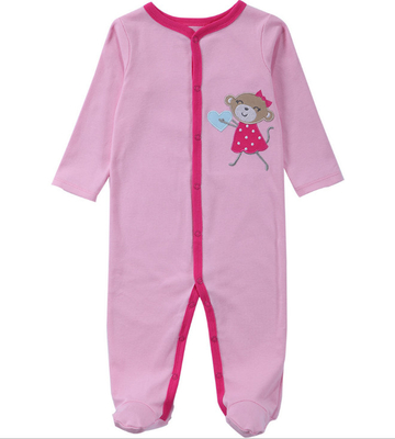 Customized Color Soft Infant Baby Clothes Comfortable Cotton Baby Garment grils