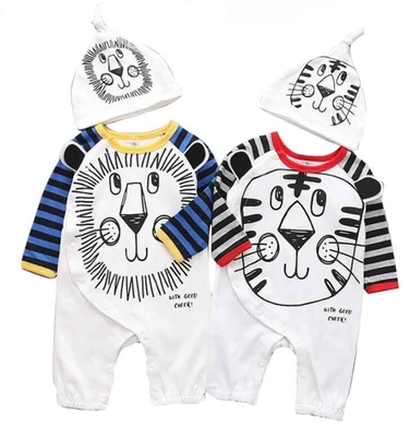 L'abbigliamento spesso 100% del bambino degli indumenti dei bambini di autunno del cotone mette l'abbigliamento della tuta del bambino