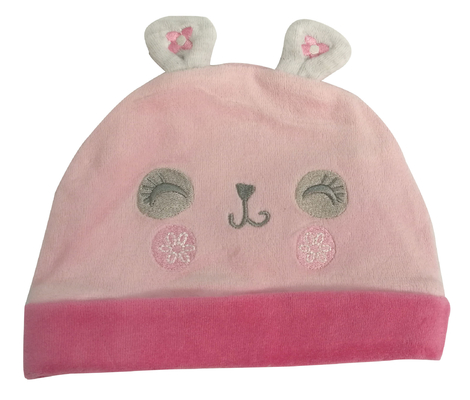 Ricamo o stampa infantile del cappello di inverno della ragazza dei cappucci del neonato del cotone 20% Polyrster di 80%