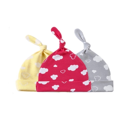 il neonato 100% dell'inverno del cotone 180G ricopre i cappucci tricottati bambino rosa Eco amichevole